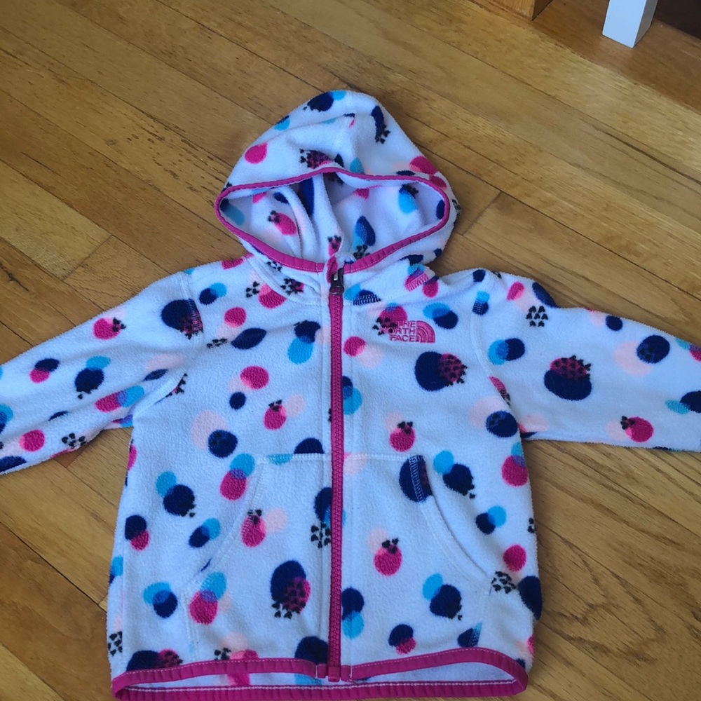 Toddler girls North Face fleece
